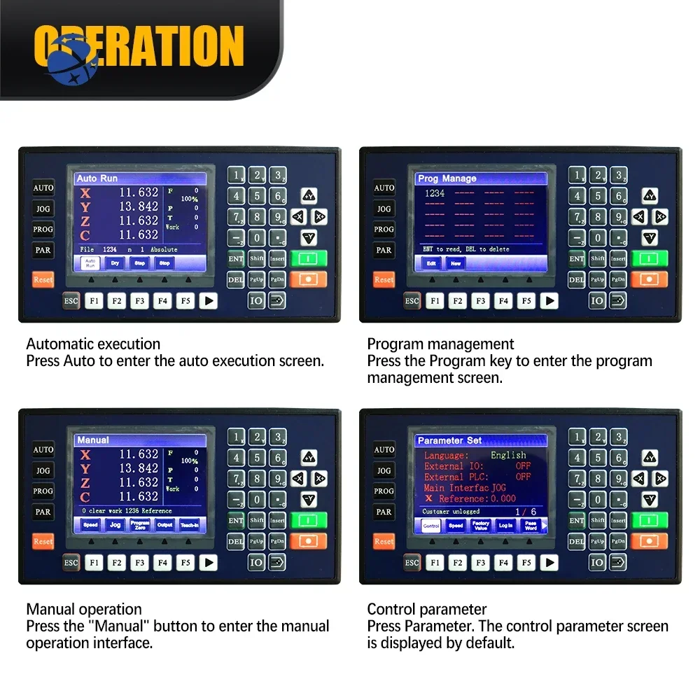 HLTNC TC5510V TC5520V TC5530V TC5540V 4-осевой контроллер ЧПУ движения для семейного шагового