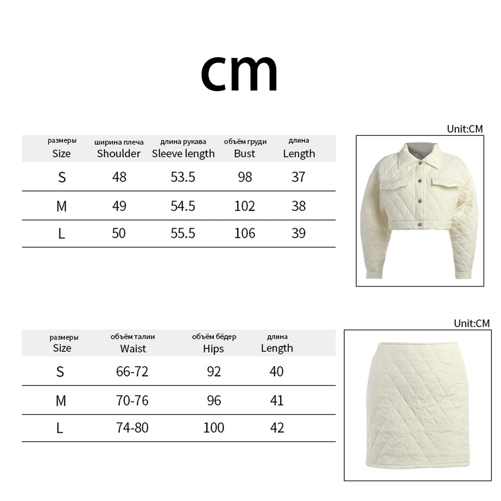 Breasted lapel long-sleeved quilted jacket top female diamond lattice casual solid  skirt  winter jacket women  Thick