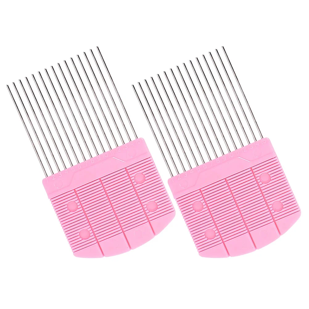 

2 Pcs Paper Quilling Board Supplies Tools Comb Craft Paper- Rolling Knitting Machine Slotted