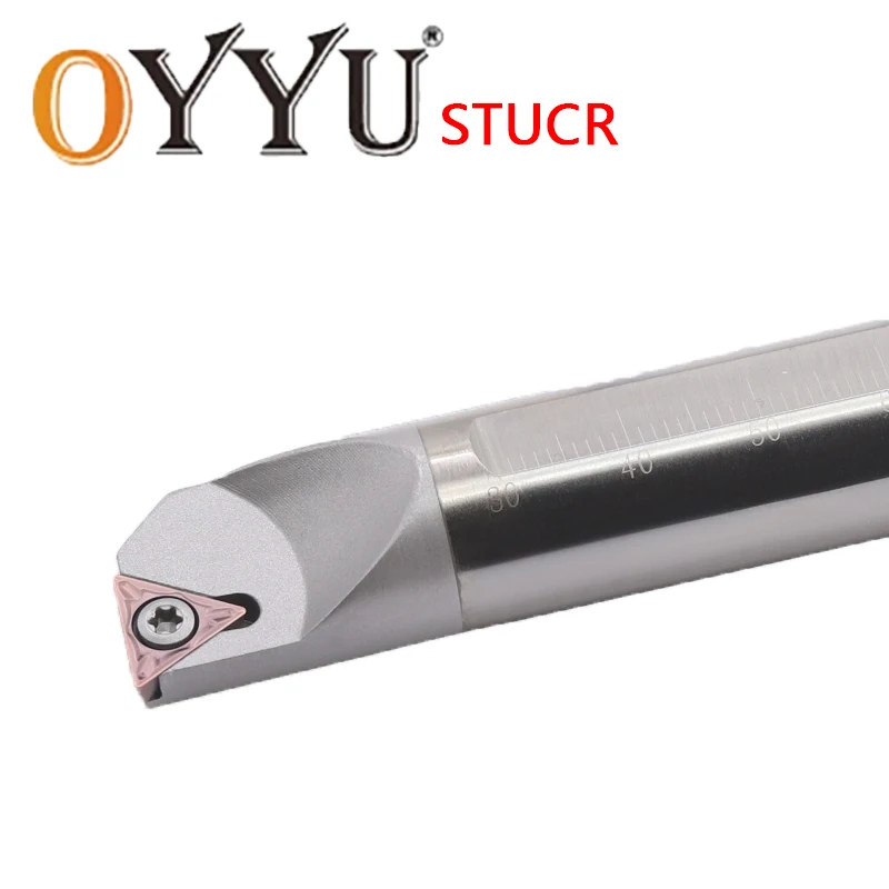 

OYYU STUCR STUCR11 STUCR09 C10K/C12M/C14N/C16Q CNC Internal Turning Tool Tungsten Steel Boring Bar Lathe Cutter For TCMT Inserts