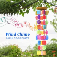handmade wind chimes outdoor garden decor shell wind chime room decorative windchime pendant window hanging ornament home decor