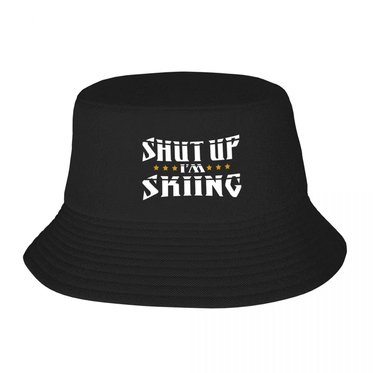 

Skier Shut Up I'm Skiing Fisherman's Hat, Adult Cap Personalized Light No deformation Nice Gift