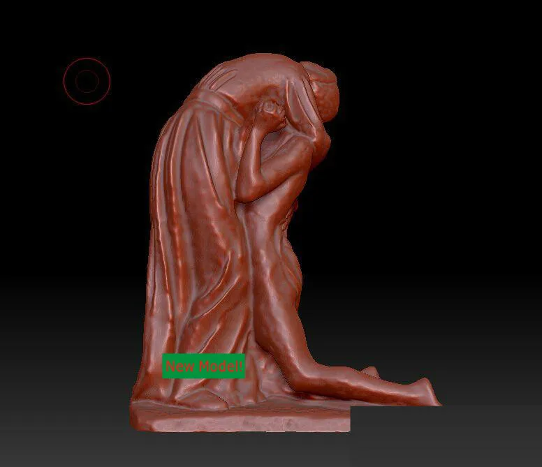 

3D model stl format, 3D solid model rotation sculpture for cnc machine Forgive