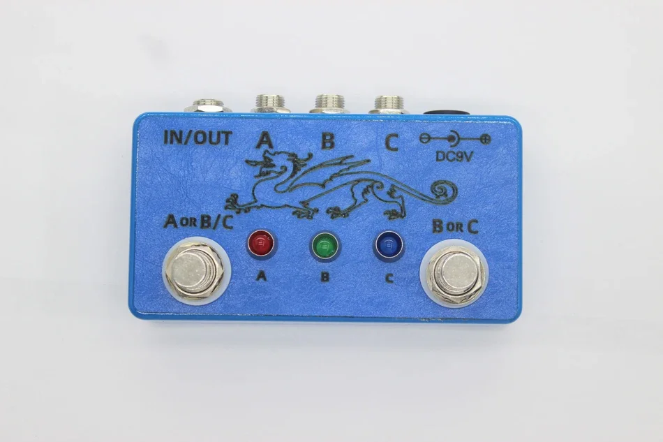 

DIY Guitar & Bass ABC Single Block Amp Line Selector Switch Box Effect Box