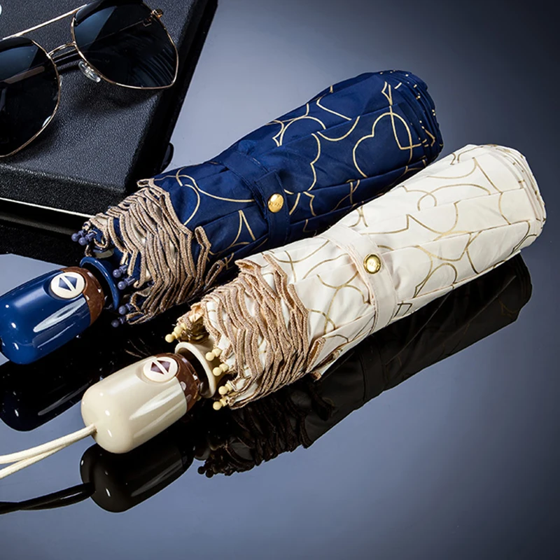 

Зонт Автоматический складной с защитой от УФ-лучей и ветра