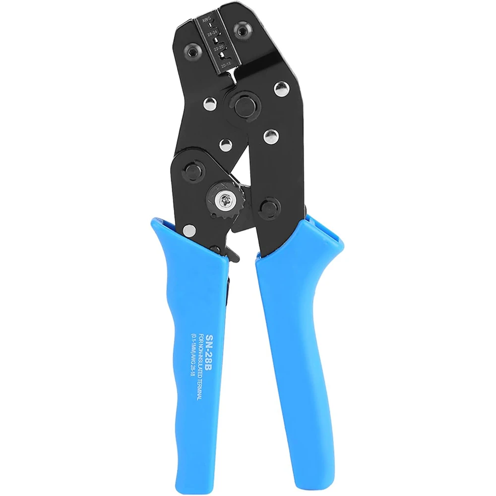 Инструменты для обжима + SN-28B Инструмент клемм с храповым механизмом AWG 28-18 D-Sub