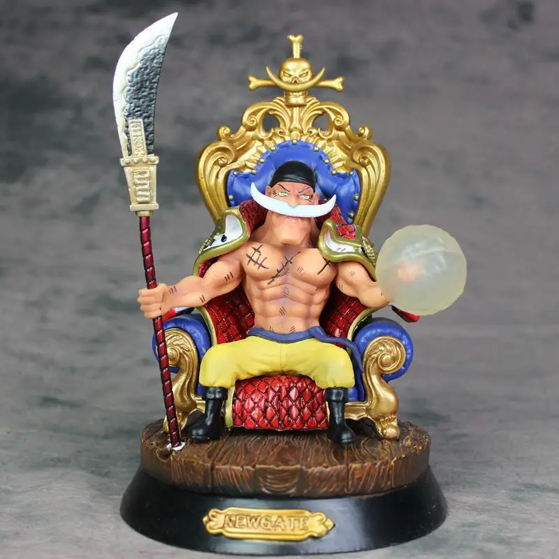 

Anime One Piece Edward Newgate GK Throne Sitting Position PVC Action Figure Collectible Model Doll Toy 22cm