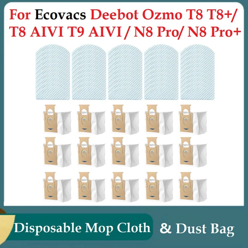 

65 шт. Для Ecovacs Deebot Ozmo T8 T8 +/ T8 AIVI T9 AIVI / N8 Pro/ N8 Pro + робот-пылесборник
