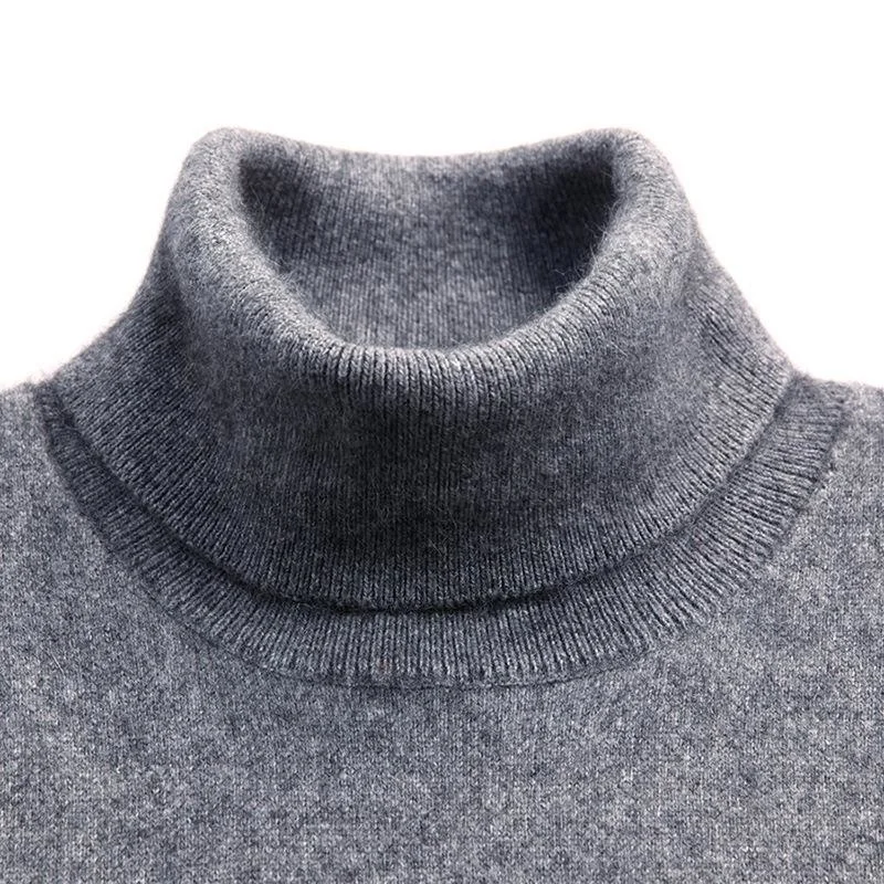 

Turtleneck Men Cashmere Cotton Blend Pullover Jumper 2023 Autumn Winter Vetement Homme Ropa Hombre Pull Homme Hiver Sweater XXXL