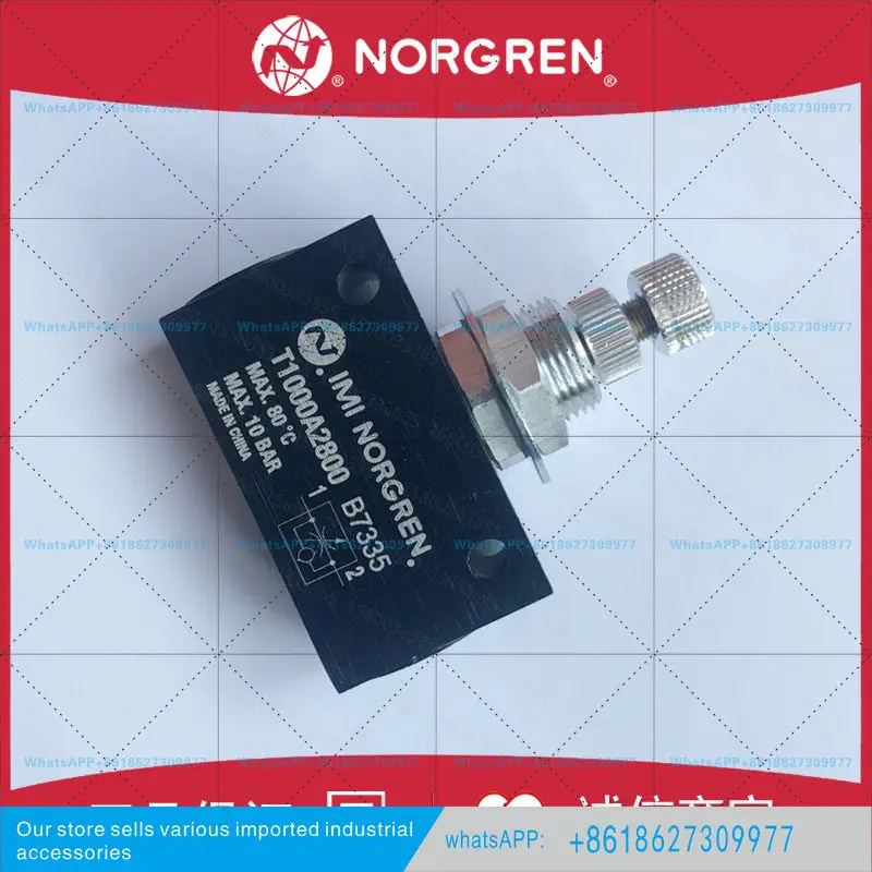 Фото Односторонний дроссельный клапан Norguan T1100C3800/T1100C4800/T1100C1800 №1