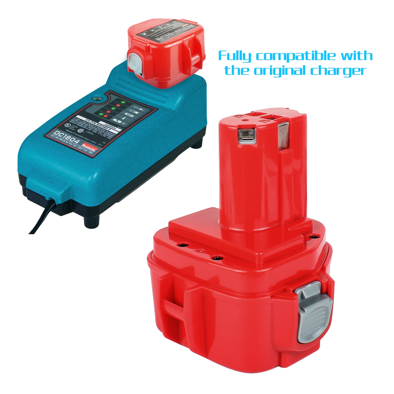 TURPOW 12V 4000mAh NI-MH Replacement Battery For Makita 12v PA12 1220 1233 1222 1223 1235 6270D 6271D 6317D 6227D Power Tools - купить по