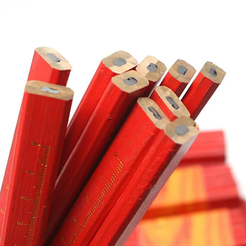 

Marker Tools Black Woodworking 5pcs/set Flat Hand Woodworking Of Pencils Octagonal Pencils Scales Careless Pencils With