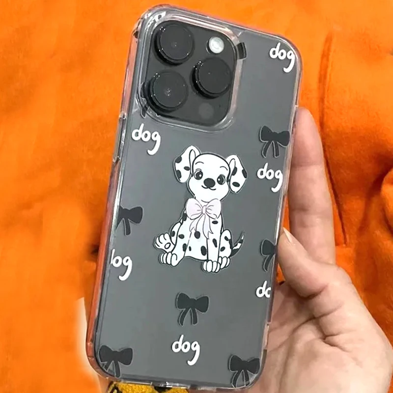 

Vintage Cartoon Pet Dogs Phone Case for IPhone 14 11 12 13 Pro Max Punk Girl Korea Phone Case for IPhone XR XS MAX 7 8 P