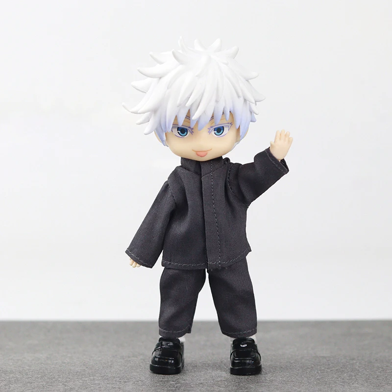 Фото 10 см Jujutsu Kaisen Ob11 Аниме Фигурка Geto Suguru Gojo Satoru Itadori Yuji 1/12 Joint Doll Игрушка Декоративные Рождественские Подарки №5