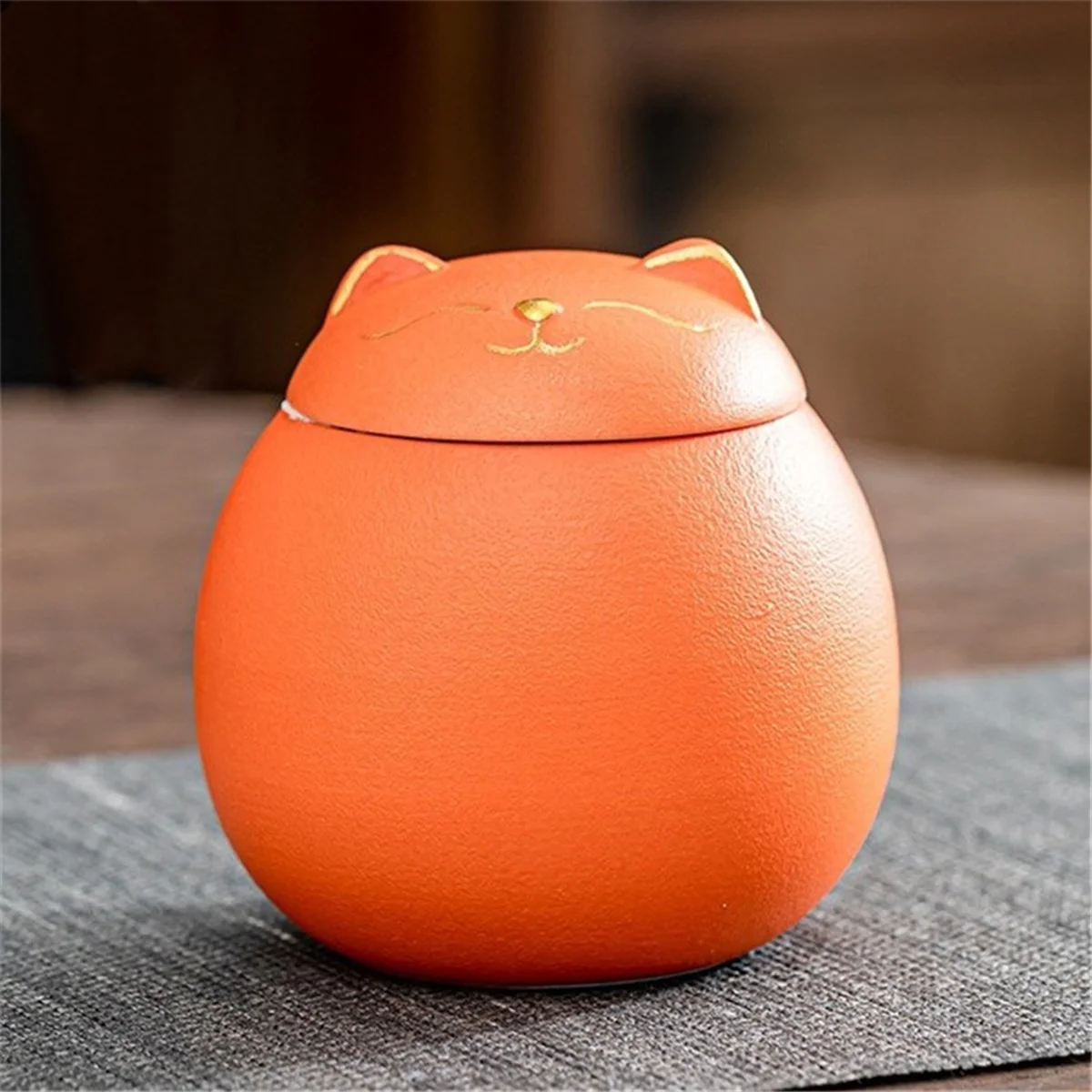 Керамическая герметичная банка для хранения чая банки в форме кошки фарфоровая