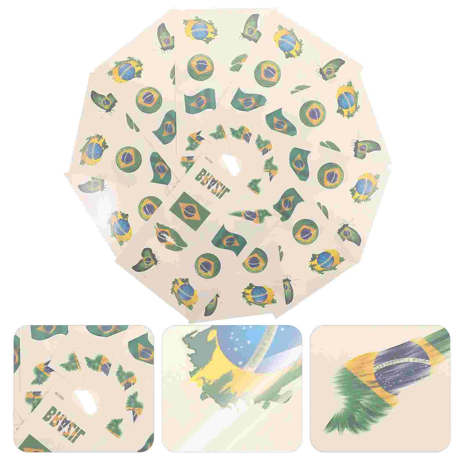 

10 листов портативных наклеек для лица спортивные наклейки декоративные наклейки для тела