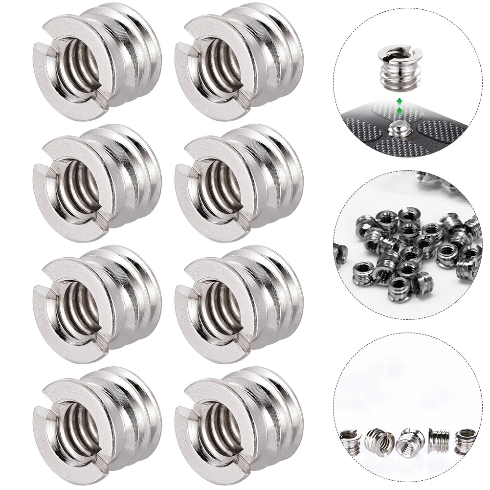 

20PCS Durable Practical Mic Clip Microphone Clip Thread Adapter Screw Thread Screw Adapter