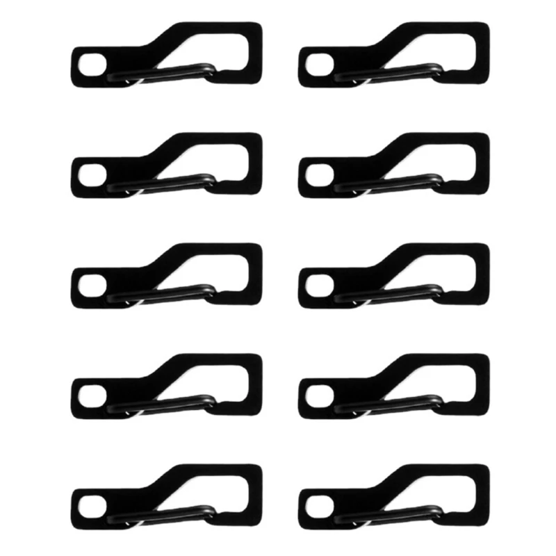 Зажим из нержавеющей стали для карабинов 10 шт