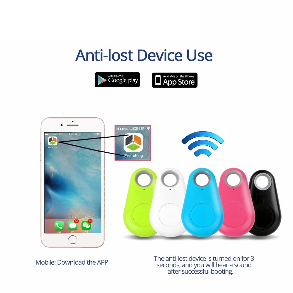 

New Anti-lost Alarm Smart Tag Wireless Bluetooth-compatible Tracker Child Bag Wallet Key Finder Anti Lost Alarm Itag GPS Tracker