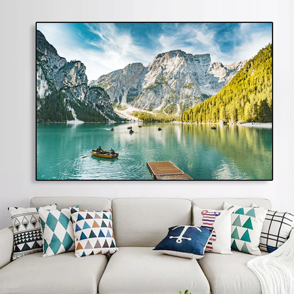 

Современный пейзаж, плакат, принты снега, гор, загадочный лес светильник лая Картина на холсте, картина Yosemite Valley, домашнее настенное искусст...