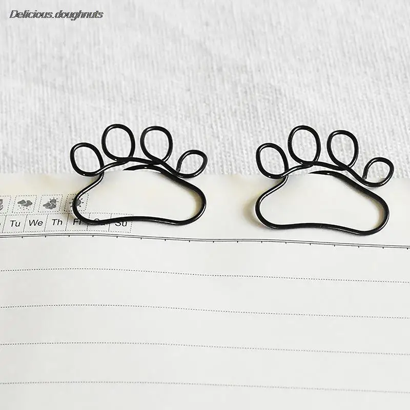 

10 шт., зажимы для бумаги в виде кошки