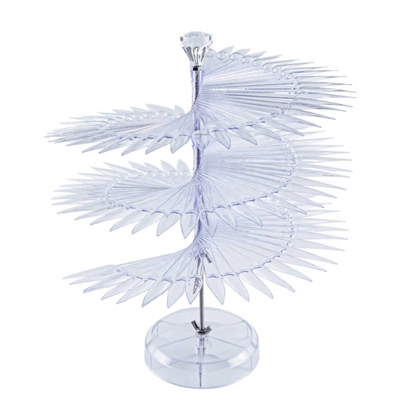 Спиральные накладные ногти дисплей полка прозрачный поддельный маникюрный