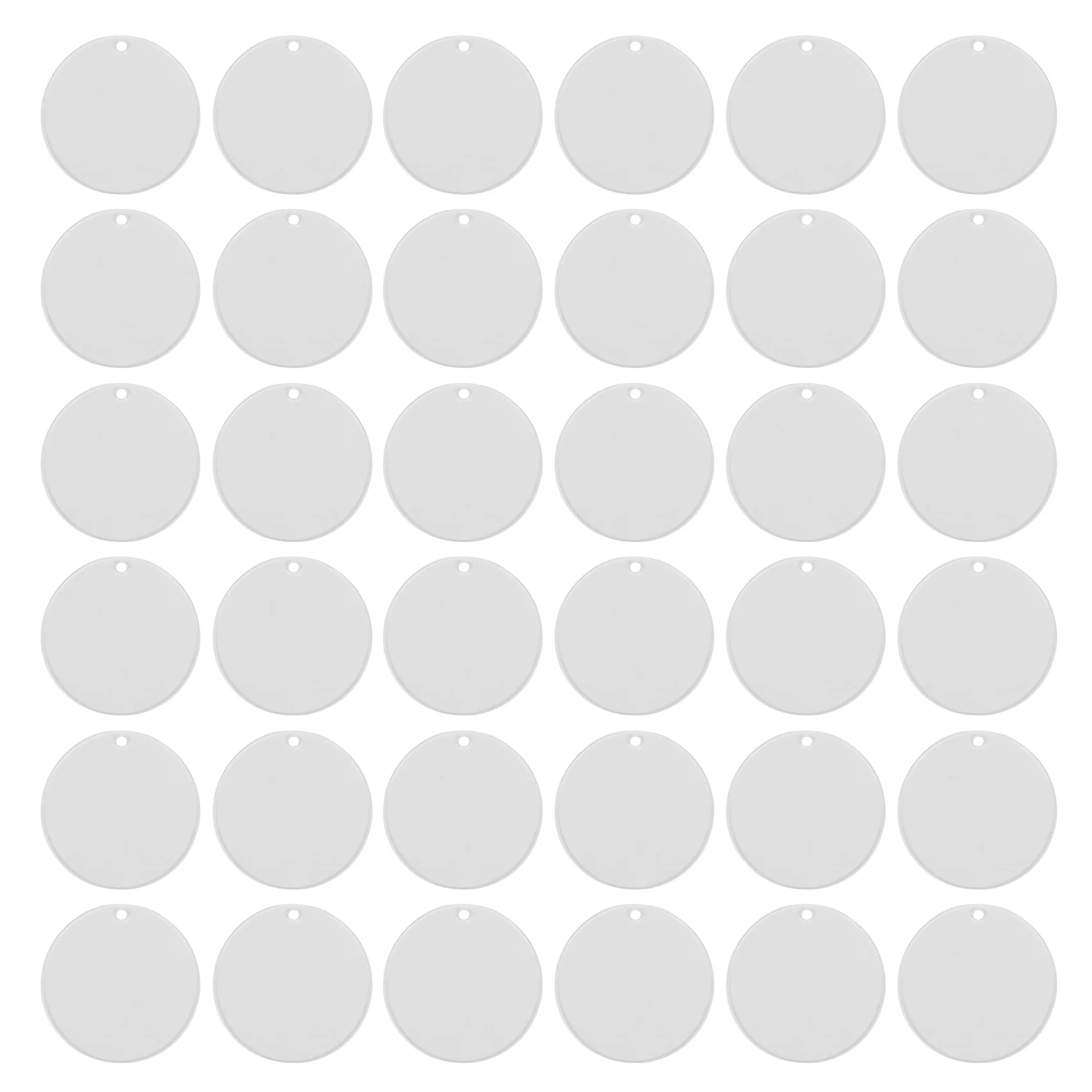 

Круглые акриловые заготовки для брелоков, 150 шт., 2 дюйма, прозрачные акриловые круги, диски, прозрачные для «сделай сам», брелок, ремесло, про...