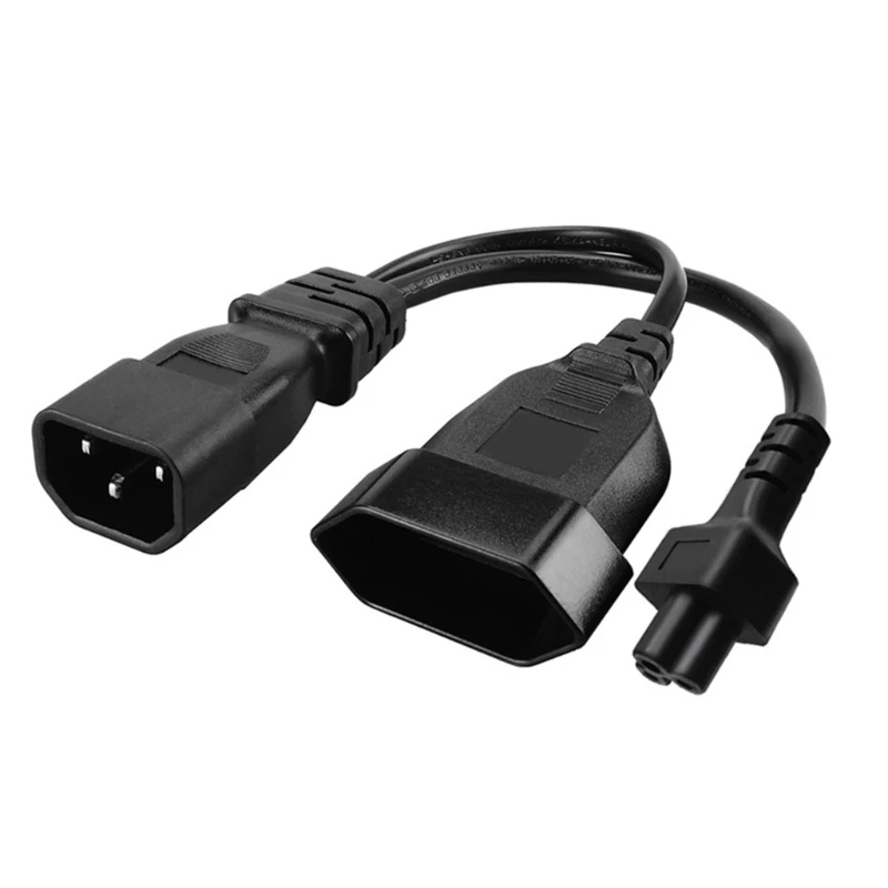 Кабель с гнездовыми разъемами IEC320 от C14 до C5+EU4.0MM