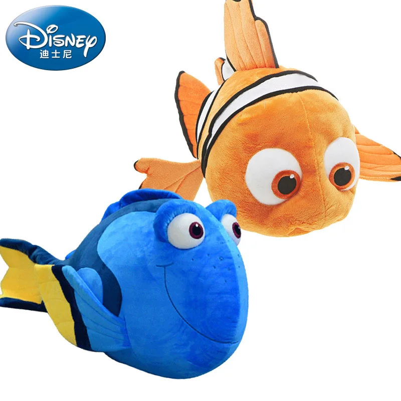 

30/42cm Disney Finding Nemo Baby Doll Clown Fish Dory Kawaii Bolster Anime Plush Doll Toys Birthday Gift for Children