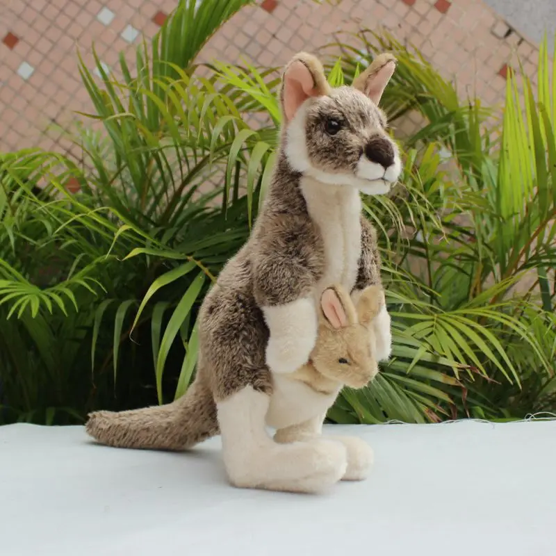 Realistic Kangaroo High Fidelity Cute Quokka Plushie Kangaroo Plush Toys