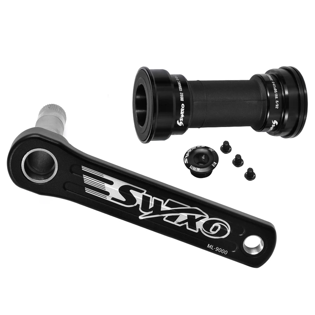 

Hollowed BB Lightweight Arm Durable Parts With Bottom Bracket Cycling Mountain Bike Aluminum Alloy Bicycle Crankset Accessories