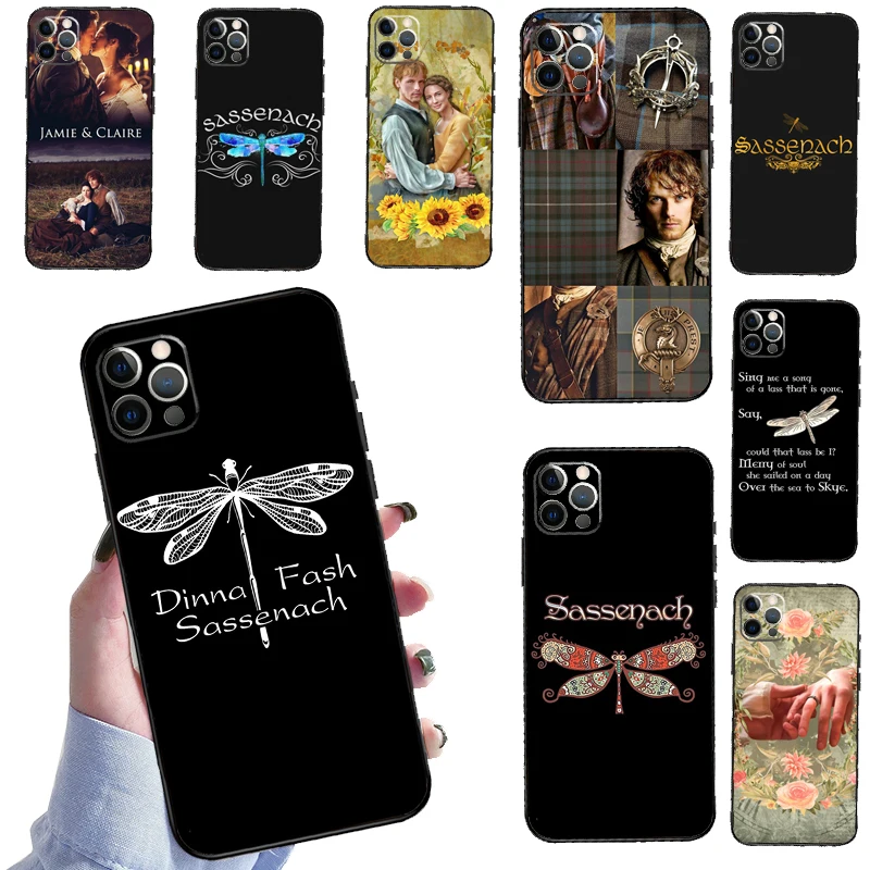 Чехол OUTLANDER для ТВ Джейми Фрейзер сассенч Стрекоза для iPhone 14 13 Pro Max 12 mini 11 Pro Max XS Max XR X 7 8 Plus SE 2020, чехол