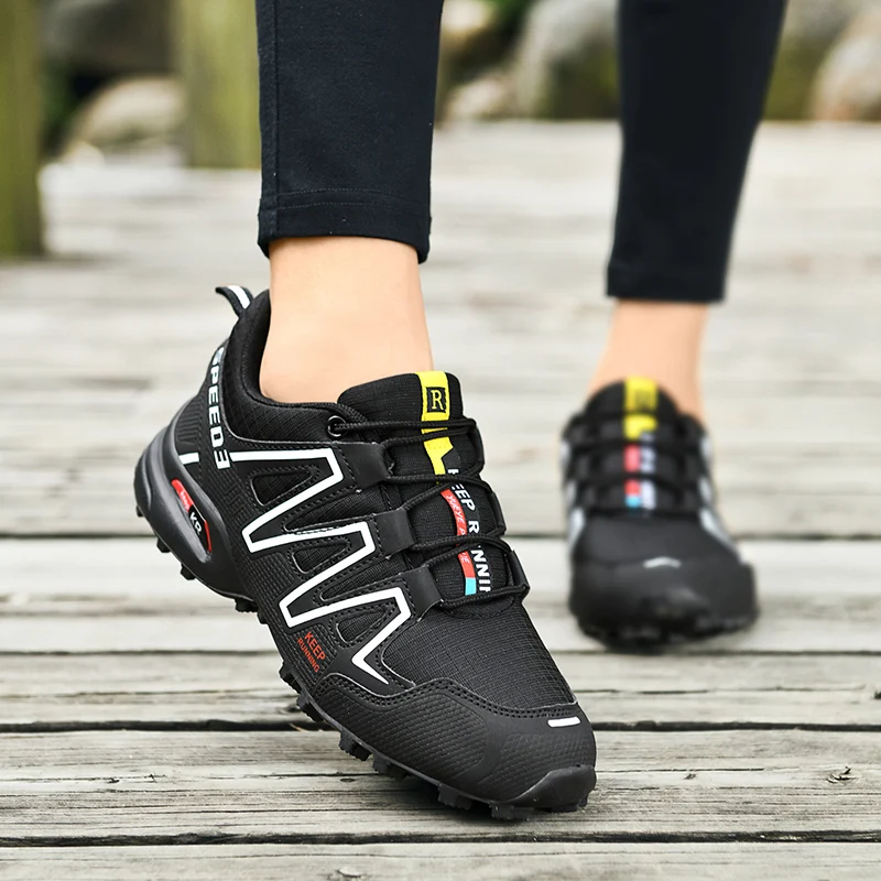 Spring Autumn Women Ankle Outdoor Trekking Boots Hiking Shoes Woman Mountain Climbing Treking Sneakers Waterproof And Anti-Slip