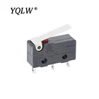 Концевой выключатель 10 шт.лот, 3 контакта2 контакта, высокое качество и длительный срок службы, новинка, 5 А, 250 В переменного тока, фотовыключатель, тактовый выключатель ВКЛ.ВЫКЛ.