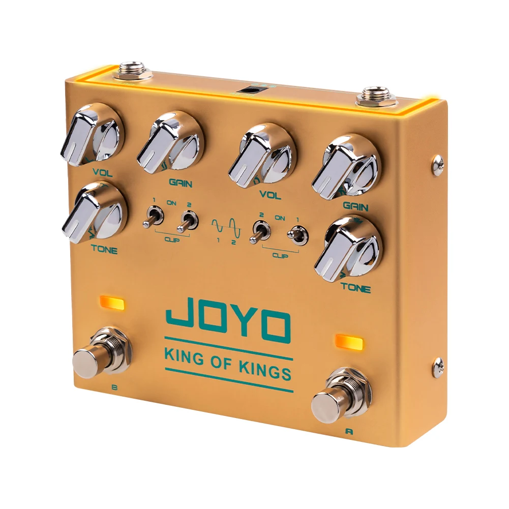 Фото JOYO R-20 Overdrive гитарная педаль двухканальный гитарный эффектор 9 В источник питания с независимой зажимкой аксессуары для гитары №1