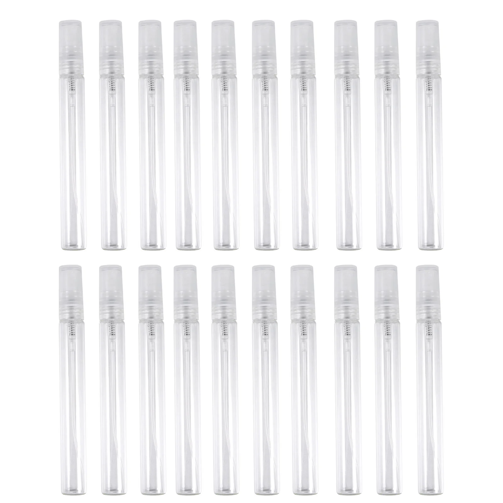 

36pcs 10ml Portable Refillable Spray Bottles Glass Perfume Atomizer Container