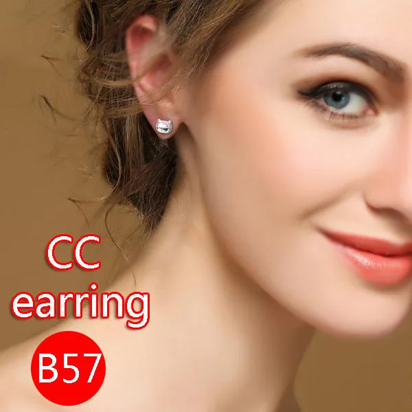 

B57 Fashion Stud Earrings Personality Retro high quality Letter Shape Jewelry Gifts for Lovers new