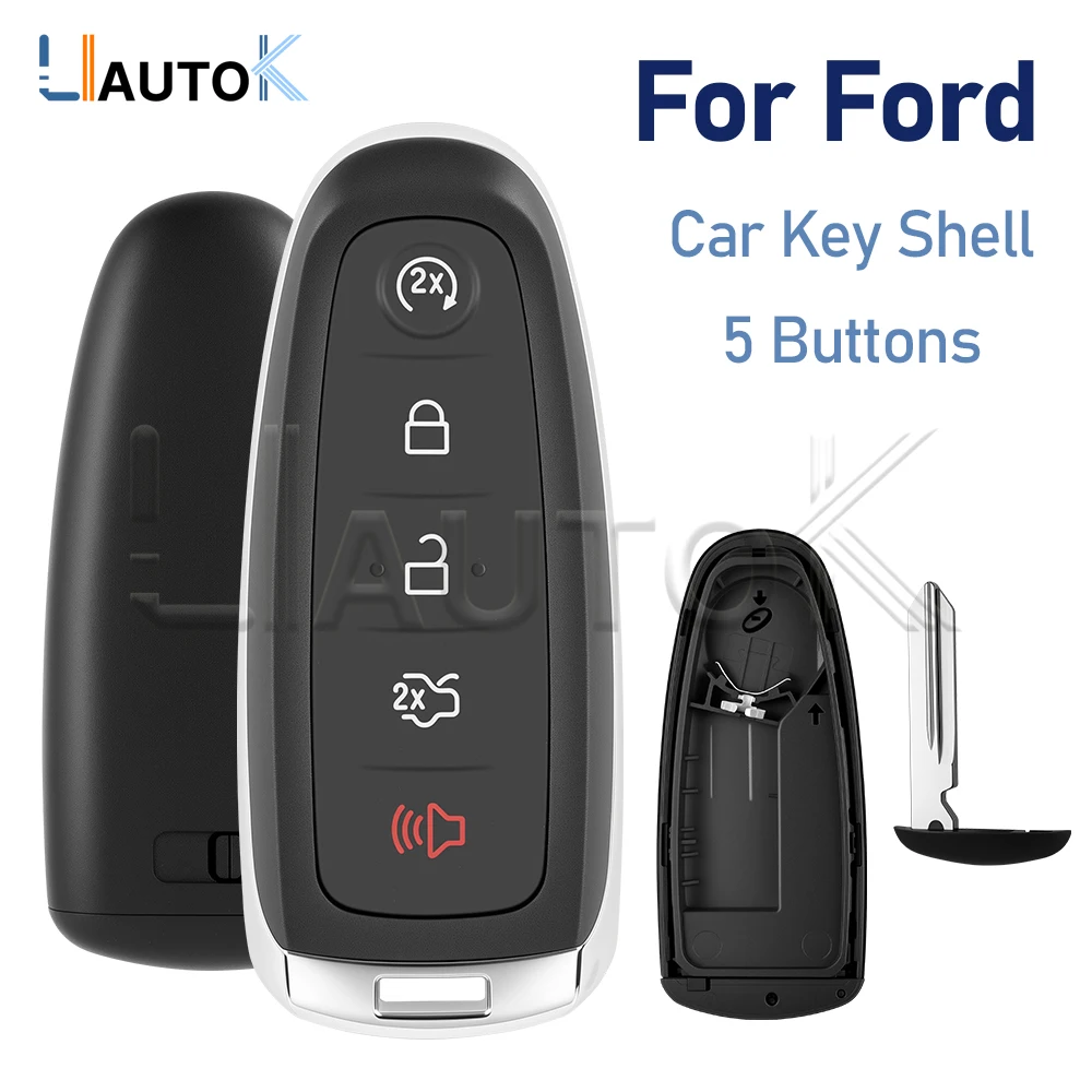 Фото Сменный корпус ключа-брелока для Ford Edge, Expedition, Explorer, Flex, Focus, Taurus, Lincoln MKX, MKS, MKT, FO38, M3N5WY8609 №2