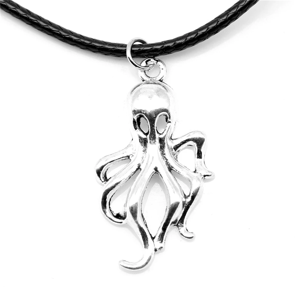 Украшения «Осьминог» на шею, 1 шт., 17x31 мм, принадлежности для ювелирных изделий