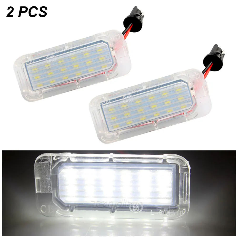 

Автомобильная лампа 2 в с идентификационным номером, цвет белый, для Ford Focus 5D Fiesta Mondeo MK4 C-Max MK2 S-Max, 2 шт.