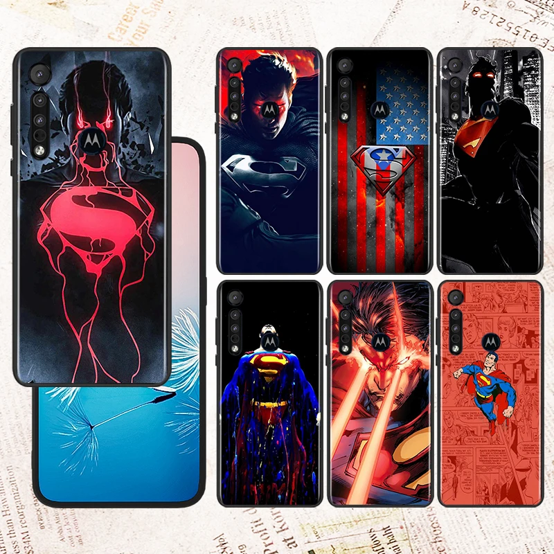 

Justice League Superman Cool For Motorola E32 G52 G Stylus G41 G71 Edge G60 S G9 G8 20 E7i Power One Fusion Black Phone Case