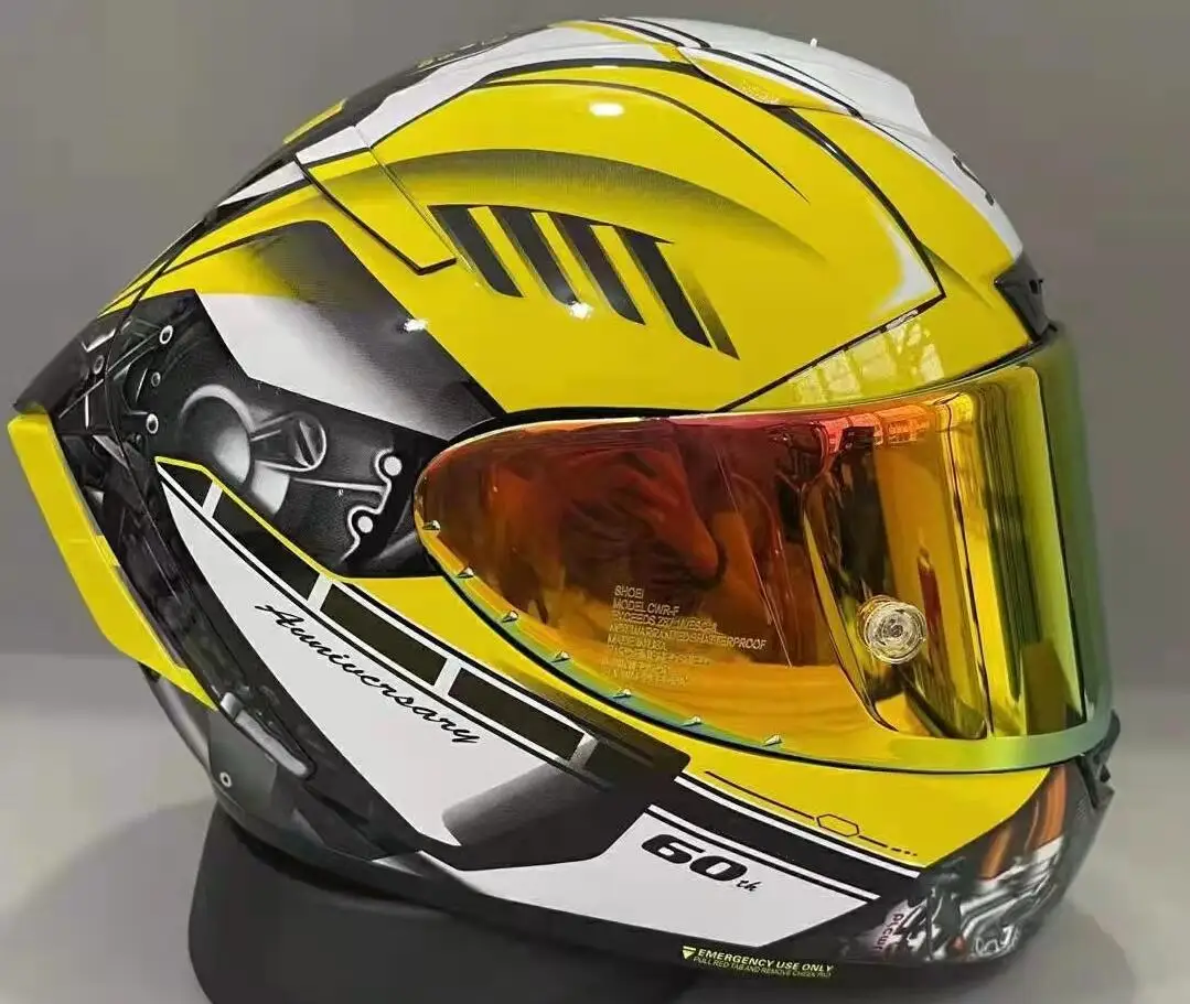 

New Full Face Motorcycle Helmet X14 Yellow YA Helmet Motocross Racing Motobike Riding Helmet Casco De Motocicleta x1418