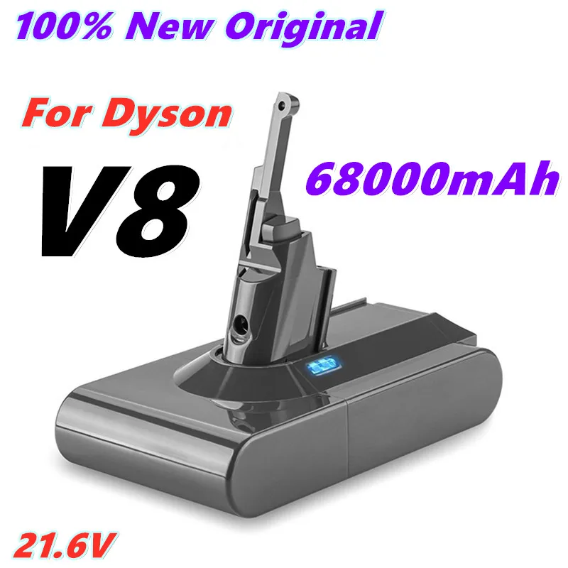 

Für Dyson V8 68000mAh 21,6 V Batterie-tool power Batterie V8 serie, v8 Flauschigen Li-Ion SV10 Staubsauger Akku L70