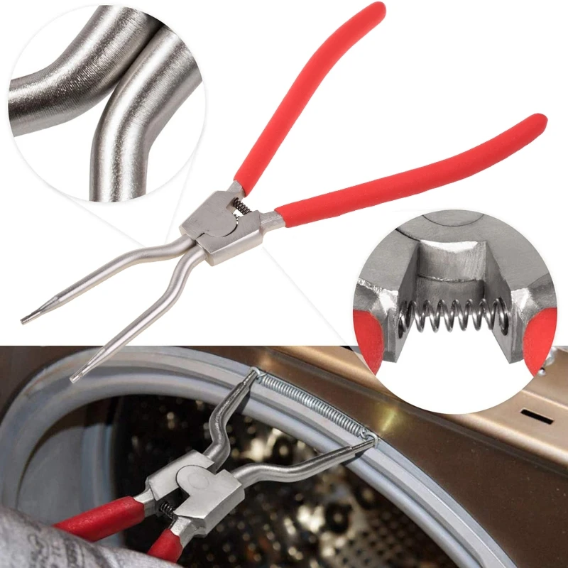 

Portable Washing Machine Inner/Outer Tub Spring Expansion Tool Metal+Plastic Simple to Operate Labor-saving Spring remover