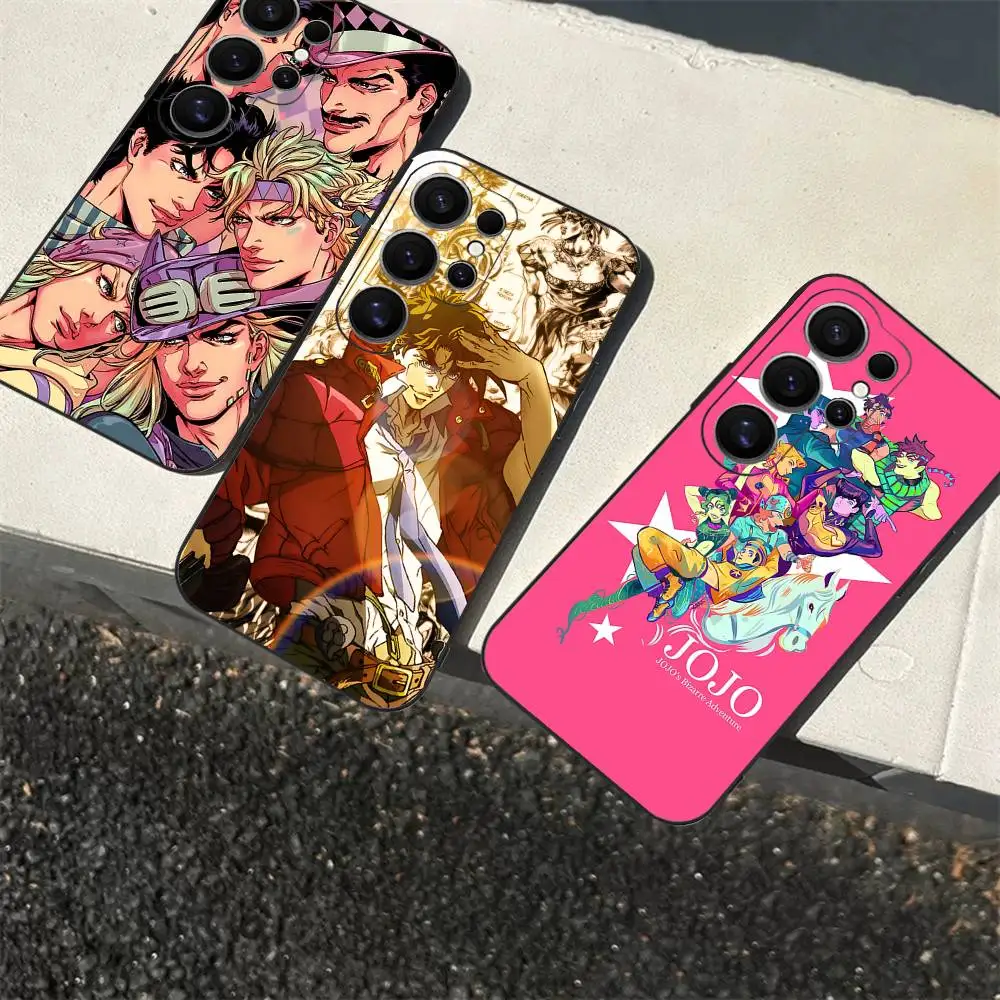 Фото Японский чехол для телефона JoJos Bizarre Adventure для Samsung S 24 Fe 25 Ultra Plus 20 Lite 21 30 22 23 24 22 Ultra 5G Fundas №3