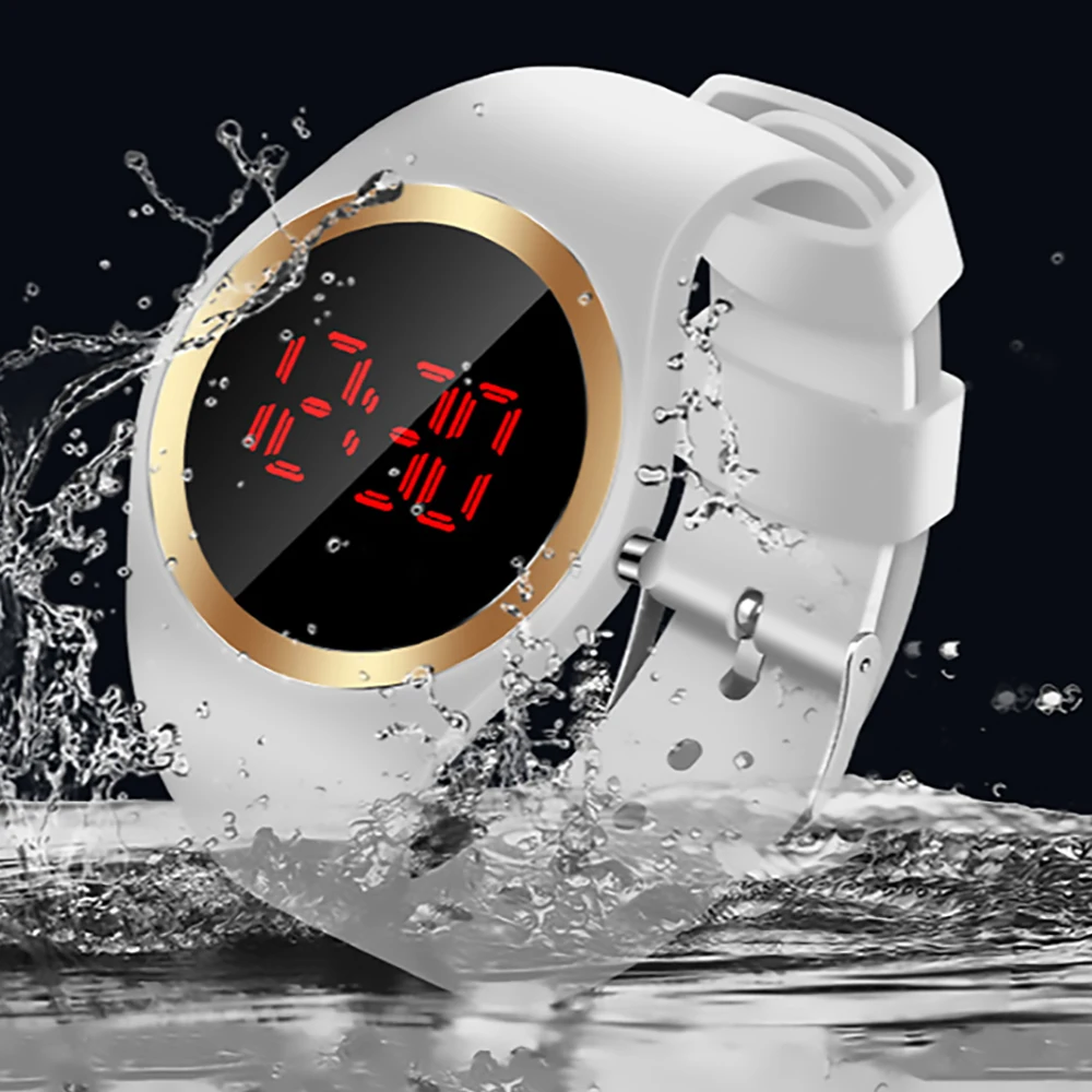 

Fashion Men Women Sports Watches 2022 Waterproof 50m Ladies Creative Digital Watch Swimming Wristwatch Clock Reloj Digital Mujer