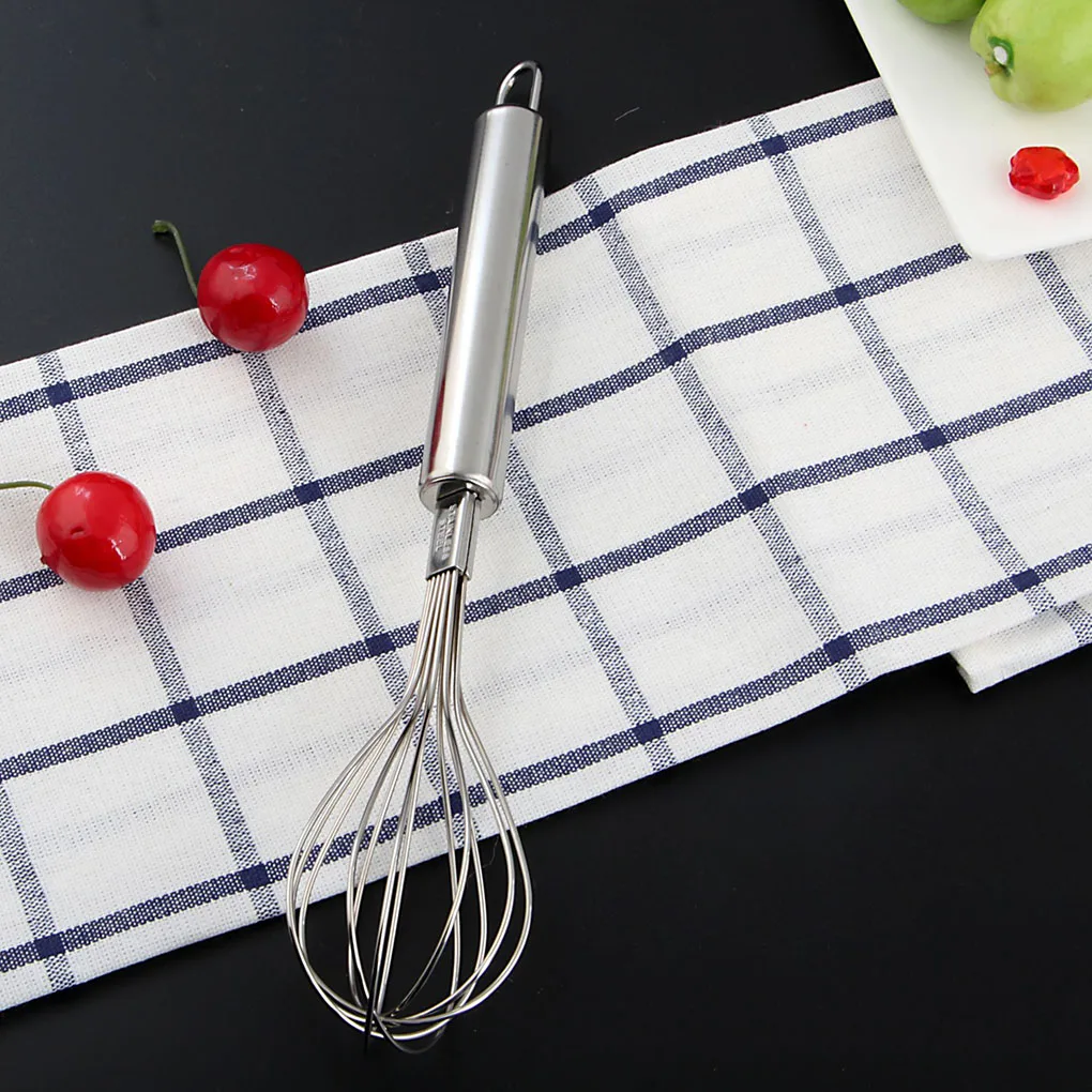 

Stainless Steel Whisk Kitchen Balloon Wire Hand Egg Beater Flour Cream Mixer For Stirring Blending Mixing Kitchen Baking Tools S