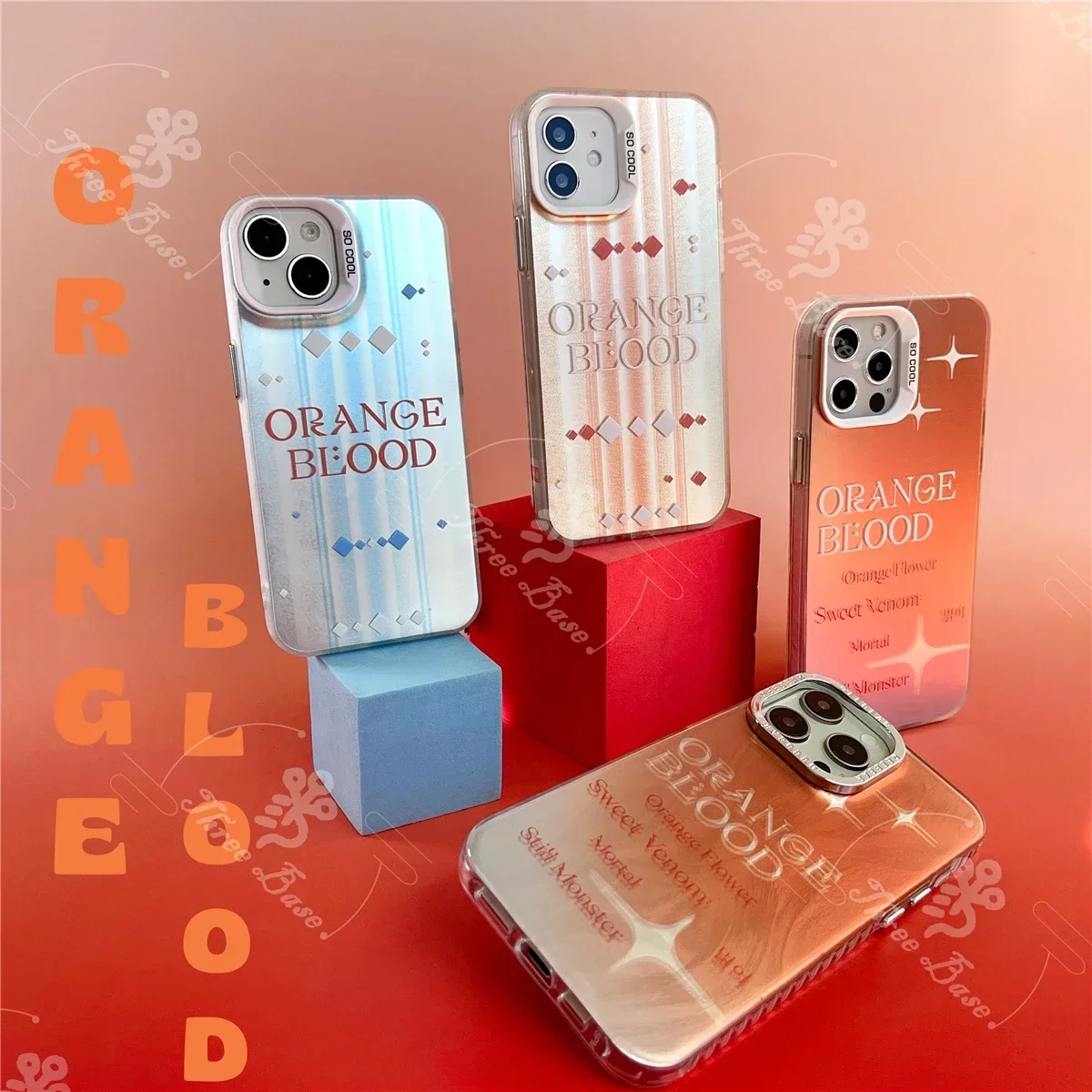 Чехол для телефона KPOP orangeкрови iphone серии 16 PRO MAX PLUS 15Pro 11 12 Pro 13Mini 13 14 max