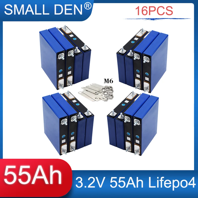 16 шт. литий-железо-фосфатный Аккумулятор LiFePO4 3 2 В 55 Ач