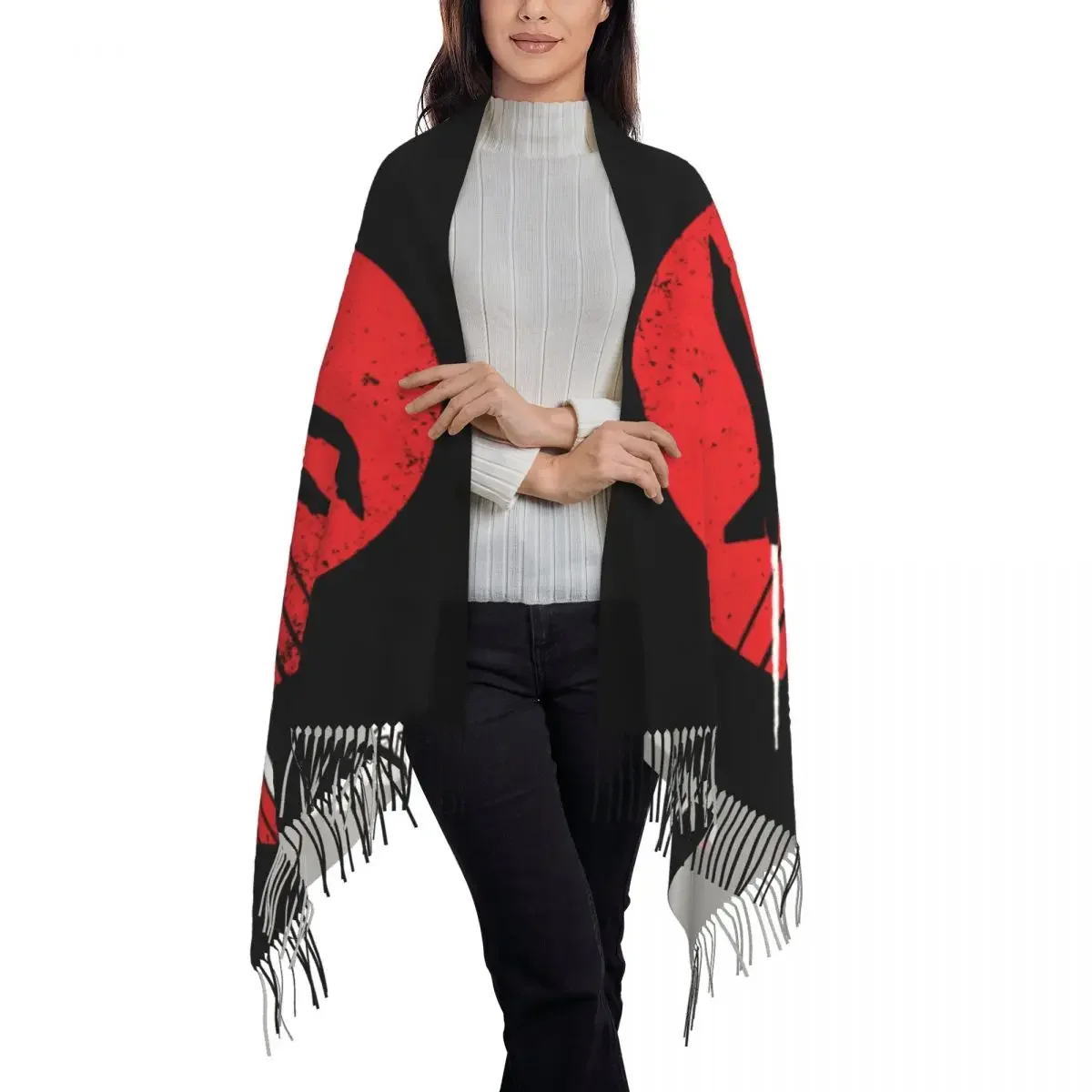 Модные шарфы Maverick с рисунком фотообои зимние женские Topgun